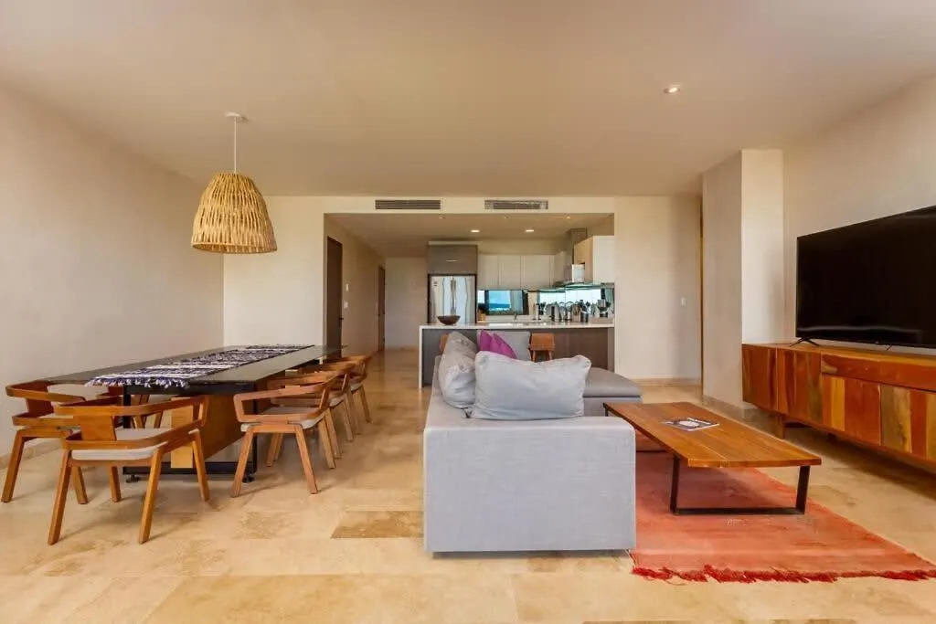 Stylish Apartment 3Br Beachview Villa Rooftop & Concierge Tulum 0*,  Mexico