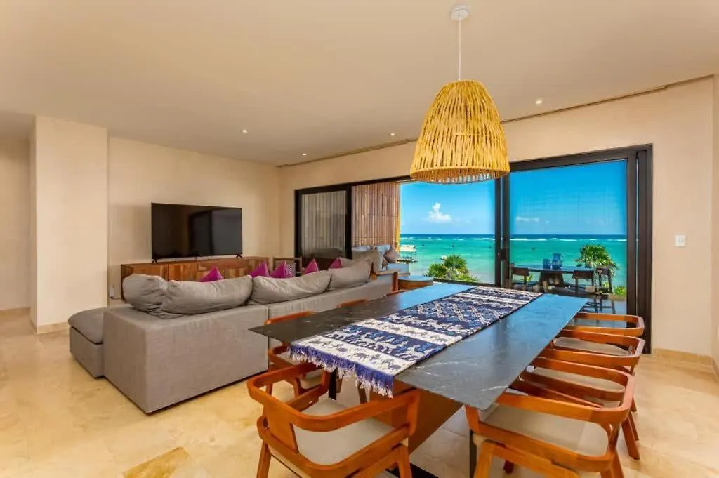 Stylish Apartment 3Br Beachview Villa Rooftop & Concierge Tulum