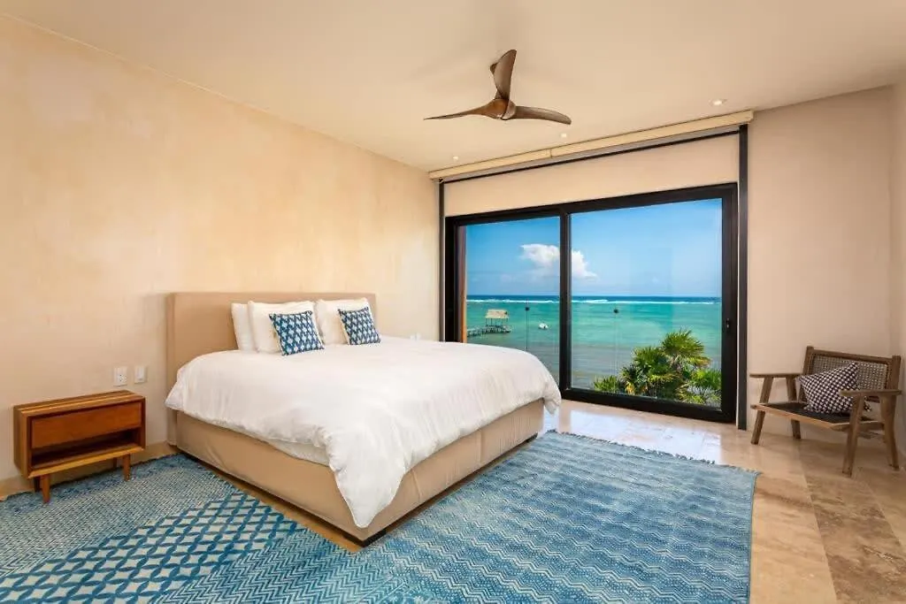 Stylish Apartment 3Br Beachview Villa Rooftop & Concierge Tulum 0*,