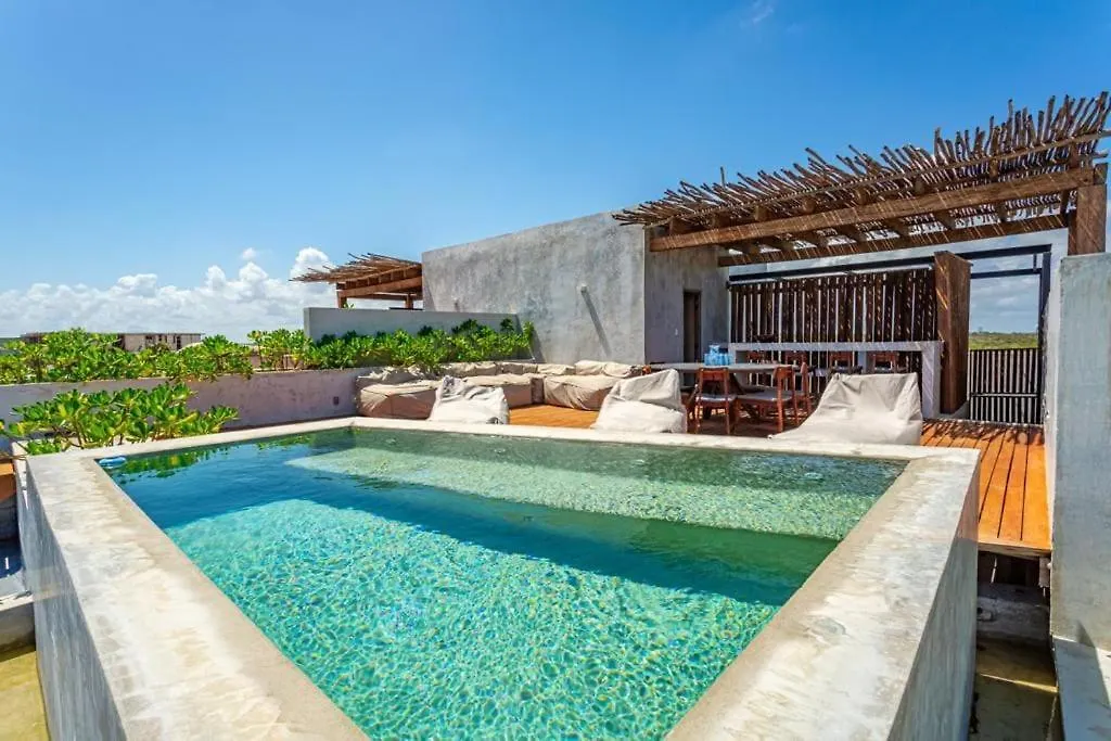 Stylish Apartment 3Br Beachview Villa Rooftop & Concierge Tulum Mexico